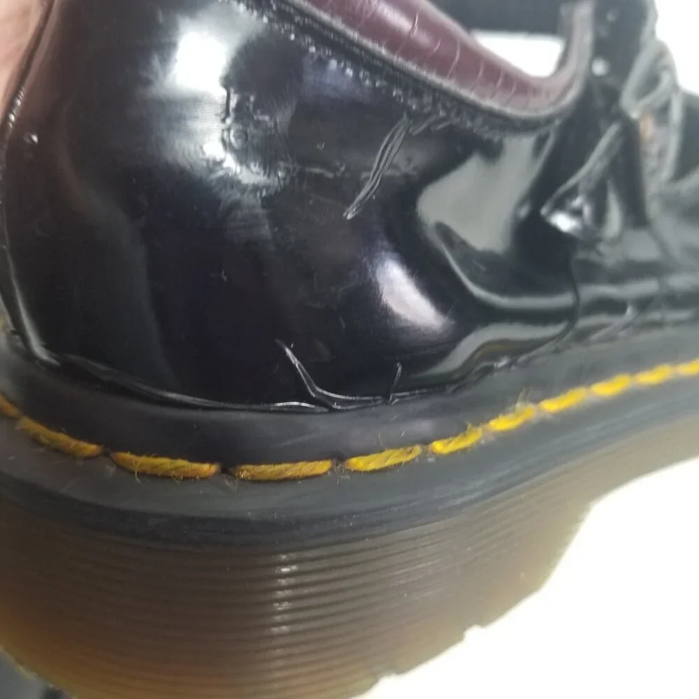Dr. Martens Maccy Mary Jane Girls Patent Leather Shoes Sz 13-1